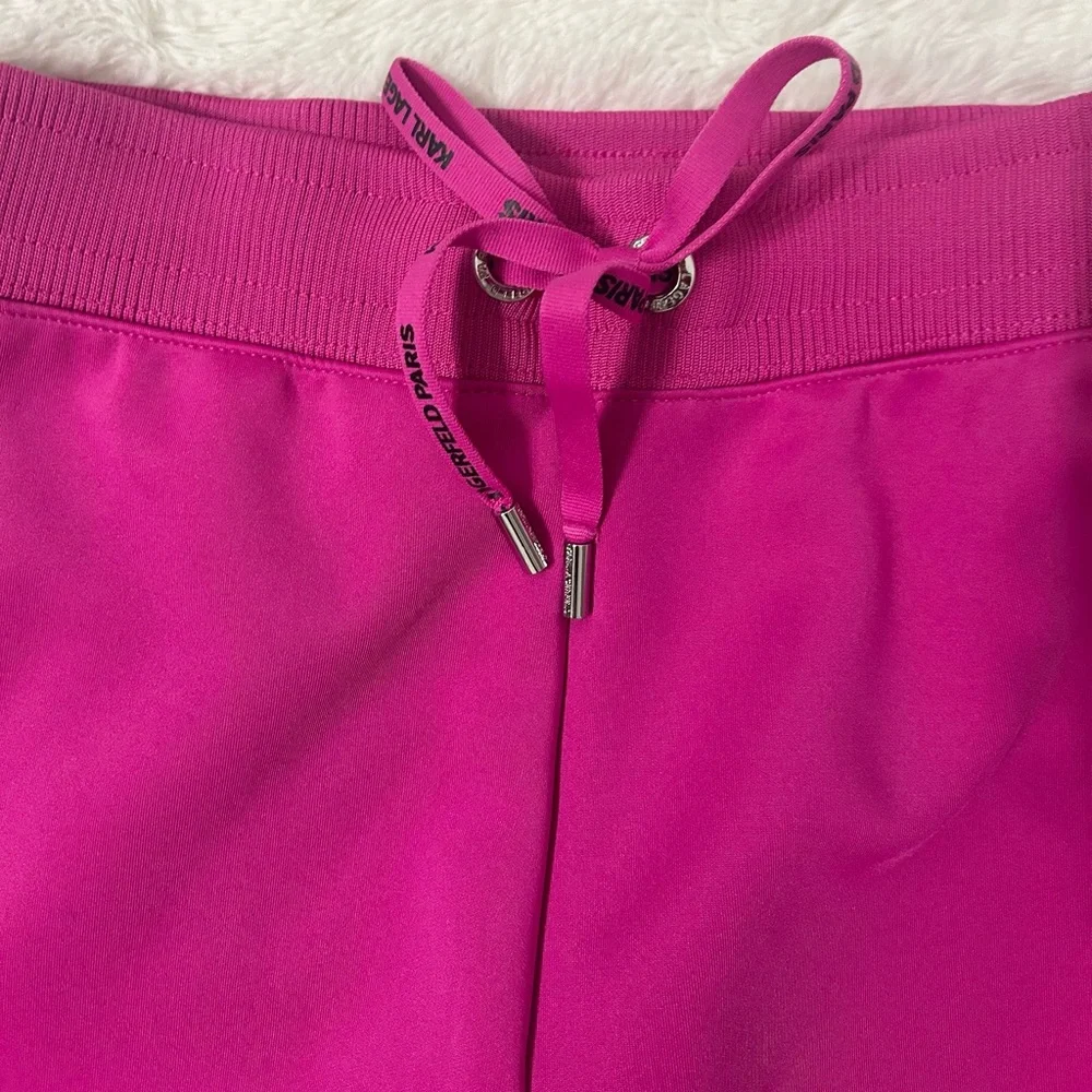 Karl Lagerfeld Paris Front Zip Logo Tape Track Suit